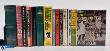 Cricket Books (14) - group of 14 titles all relating to cricket including the biography of Donald