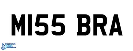 Private UK Vehicle Registration Plate - M155 BRA