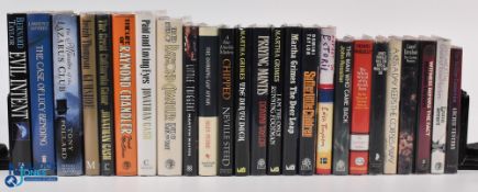 Modern Crime Fiction - carton of approx. 25 modern titles, fine condition, various authors (Box)