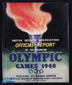Official Report of The London Olympic Games, 1948 - large and informative souvenir booklet with