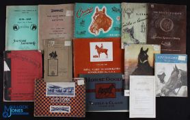 Selection of American Equestrian Sales Catalogues / Brochures (12) to incl Horse Goods Tuttle &
