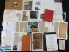 Assorted Ephemera - features printed material, prints, documents, letters receipts, condition