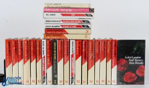 Thriller Fiction - carton of approx. 47 modern thriller titles, various authors, including titles in