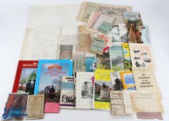 1920-1970 A Collection of Railway Train Travel and related ephemera, to include Tickets - most of