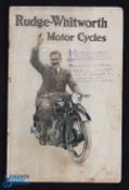 Rudge-Whitworth Motor Cycles 1929 - 20 page catalogue illustrating and detailing with specifications