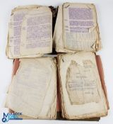 1914-1916 South Eastern & Chatham Railway War Traffic Report, with lists of staff release for