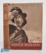 Tibet - Secret Tibet by Fosco Maraini, first edition 1952, dj present but a little chipped,