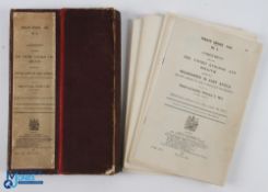 Boundaries in East Africa - Britain & Belgium 1915 - agreement between the two countries