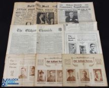 1915-1916 WW1 Gallipoli Roll of Honour Oldham Chronicle War Supplements, The Gallant Dead, and Our