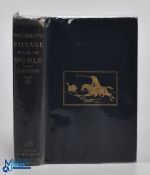 Charles Darwin - A Naturalist's Voyage Around the World, 1889, blue cloth boards with gilt