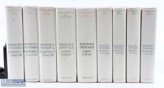Winston Churchill Books by Martin Gilbert - features Volume I parts one and two, Volume II parts