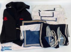 c1940-50 PTN Royal Navy Uniform, to include jacket, square collar tunic, Seamans's blue Square Rig