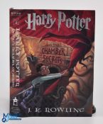 J K Rowling - Harry Potter and the Chamber of Secrets 1999, first American edition, as stated on