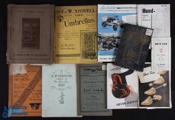Mixed Selection of Sales Catalogues / Brochures (11) to include W W Greener Makers of Fine Guns