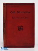 Sir Walter Scott - Old Mortality, 1904 'copyright edition' by A & C Black. Red cloth boards a little