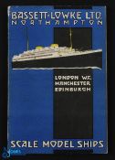 Bassett-Lowke, Northampton 1936 Scale Model Ships Catalogue - extensive 88 page catalogue