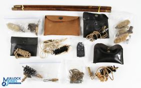 Shooting Hunting Accessories, to include 12lb gun cleaning set, Turks head 12 bore wool cleaning