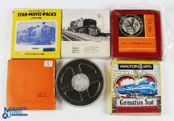 A Collection of Super 8mm Railway Train Locomotive Films, to include South Africa Steam PM Film, The