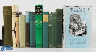 12x Period Fishing and Hunting Books, to include Flood Field And Forest George Rooper 2nd edition