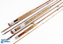 A collection of split cane rods that require a little TLC to bring them back to use - as follows: