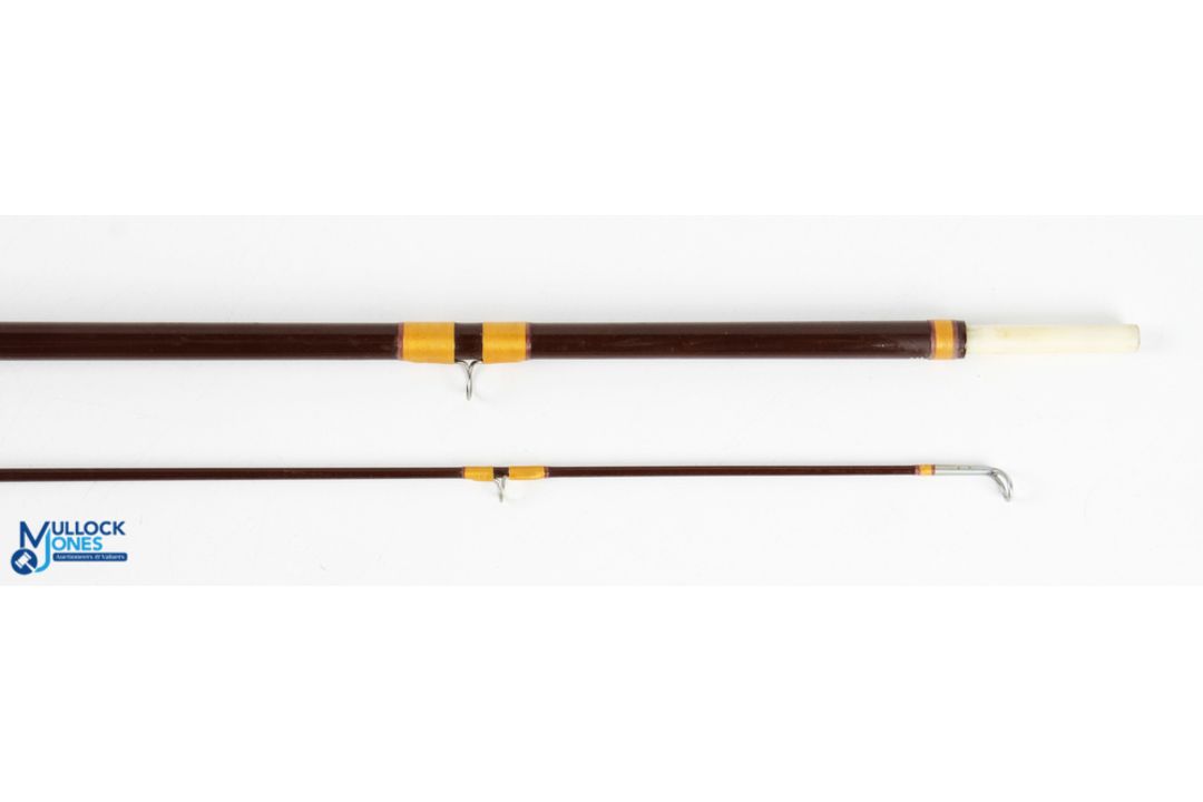 Hardy Alnwick "Jet" hollow glass fibalite trout fly rod 9ft 2pc line 7#, alloy uplocking reel - Image 4 of 4