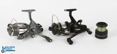 Okuma Opti-Drag ODB-150 fixed spool spinning reel with spare spool, twin handles, good bail, rear