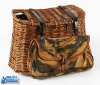 Wicker Creel with unusual lid 6