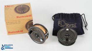 Orvis Battenkill Disc alloy fly reel with spare spool, 3.25