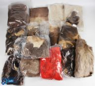 Another huge collection of natural fur, made up of - standard packs and bulk packs - shadow fox