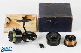 Mitchell Fixed Spool Reel and spare spool in maker's box - LHW, full bail arm, in rare maker's
