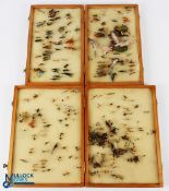 2x wooden double sided fly boxes 11