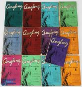 1936-1941 Angling Magazines a section of 13 volumes to include 1936 Vol 1 No.1, 3, 4; Vol 2 - No.