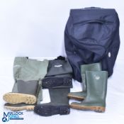 Ocean Chest Wadding Boots, Thigh Waders and Pennine Boots, the Ocean chest waders are size 6 studded