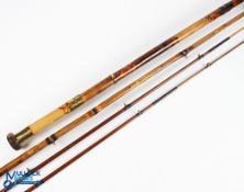 Scarce and unusual rod - Bernard, Church Place, Piccadilly - whole cane rod 12' 3pc with spare