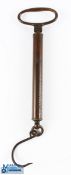 C Farlow London, salmon spring scales, 4-60lb in 4lb increments retaining original bronze finish,