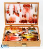 Unnamed double sided, wood fly box 11.5