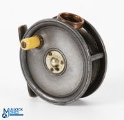 A scarce H Monk Seller Gunmaker, Chester, Dingly built alloy fly reel 3