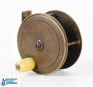Chas Farlow Maker, 191 The Strand, London, brass fly reel 3