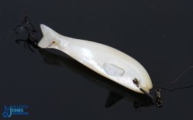 Rare Allcock Pearl Lure Model no.281 - produced 1882-1900 with Mother of Pearl construction with