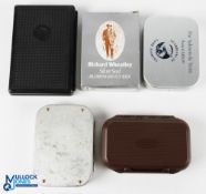 Richard Wheatley Silver Seal alloy fly box in original box - 5