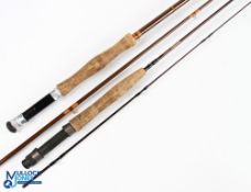 Snowbee Classic carbon brook fly rod 6 2pc line 2/3#, uplocking reel set, lined butt ring, MCB,