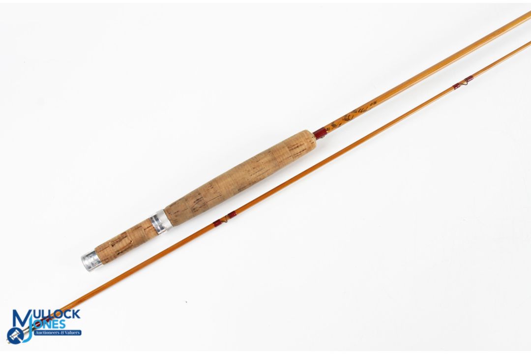 Hardy Alnwick "The CC de France" palakona split cane brook fly rod, 6ft 10" 2pc, line 5#, alloy - Image 2 of 4