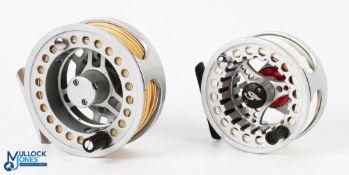 Silver Shadow 6/9 Stillwater fly reel in silver finish, quick release spool together with Scierra
