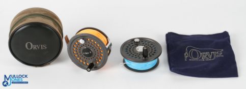 Orvis USA Battenkill Disc 8/9 Made in England alloy trout reel with spare spool, 3.25