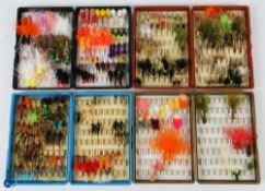 A collection of Fox fly boxes with a large quantity of nymphs and lures for reservoir fishing (4)