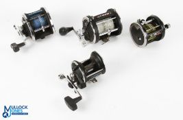 4x Penn Multiplier Reels - including Commander, 345GT2, 330 GTI and 545 Graphite Frame models, all