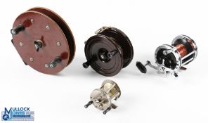 Steelite Bakelite centre pin reel, 4.75