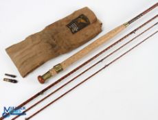 Interesting Rod - Fosters/Hardy split cane with diamond whipping, trout fly rod (No 94870 - 1902)