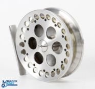 Adcock Stanton Nottingham polished alloy centre pin reel - 4.5