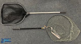 2x Quality Folding & Extendable Landing Nets, Made by Greys, and a Whitlock net (2)